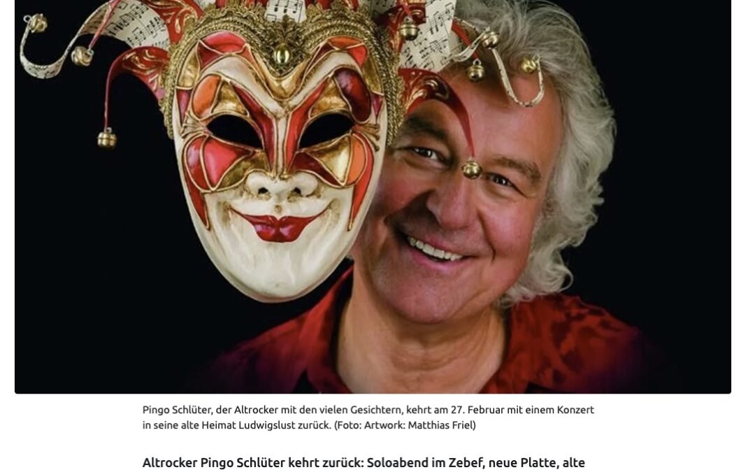 Am 27. Februar wird in Ludwigslust alles schick mit Pingo Schlüter