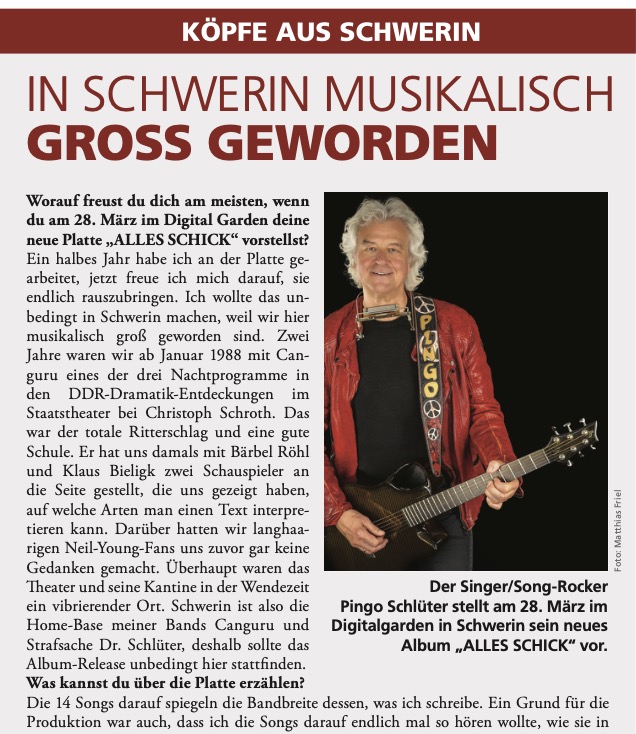 In Schwerin musikalisch gross geworden
